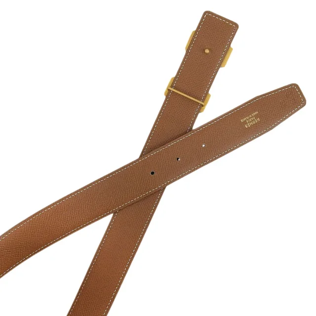 Hermès 1996 Constance Belt, Black in Black Box leather from VINTAGE QOO TOKYO, photo 8 of 8