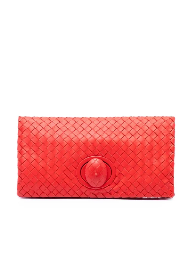 Bottega Veneta Nappa Intrecciato Turn #335165b46b in red Nappa leather from Poshmark