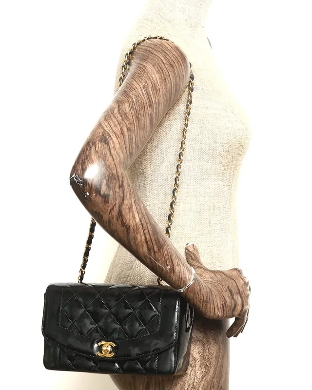 Chanel Small Patent Diana Bag in Patent leather from A Retro Tale, photo 13 of 13