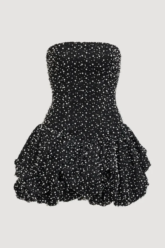 AJE Regina Pearl Mini Dress in Black from Aje, photo 1 of 1