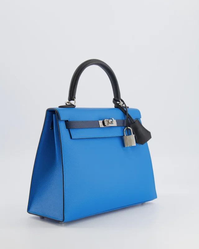 Hermès Kelly II Tricolour 25 Sellier Bag in Black Epsom leather from Sellier, photo 4 of 21