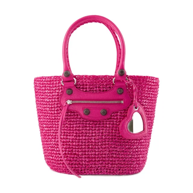 Balenciaga Shoulder Bag — Pink Nylon in Pink Nylon from HEWI