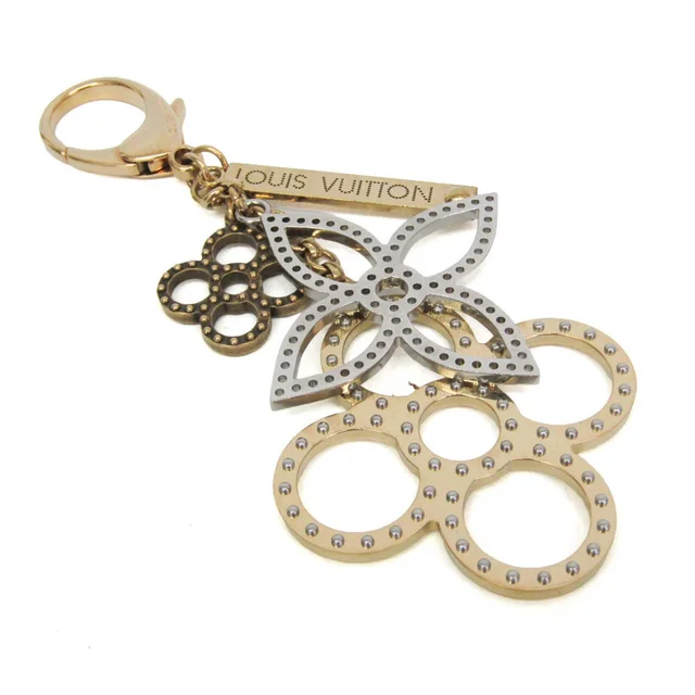 Louis Vuitton Bijou Sac Tapage M65090 Keyring (Gold,Silver) in Gold/Silver Metal from Elady