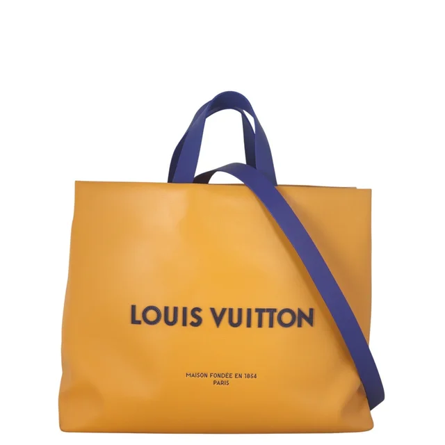 Louis Vuitton Shopper Tote MM in Leather from Luxe.It.Fwd