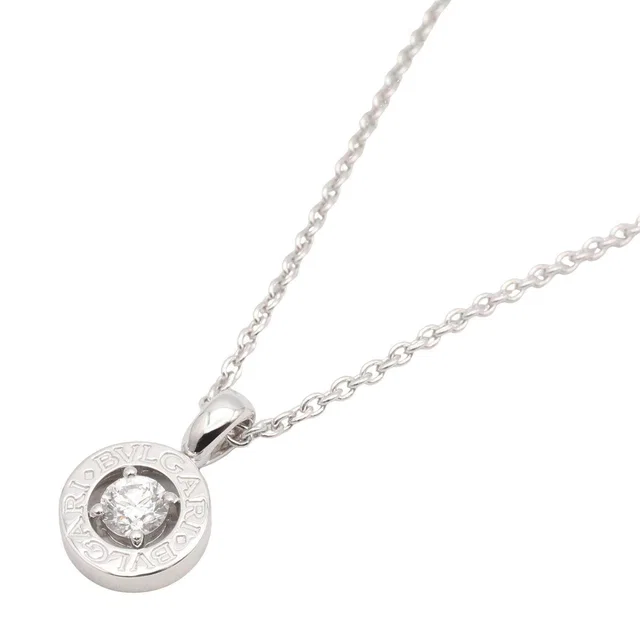 Bvlgari Bvlgari Au750 White Gold Diamond Necklace in White from LuxUness