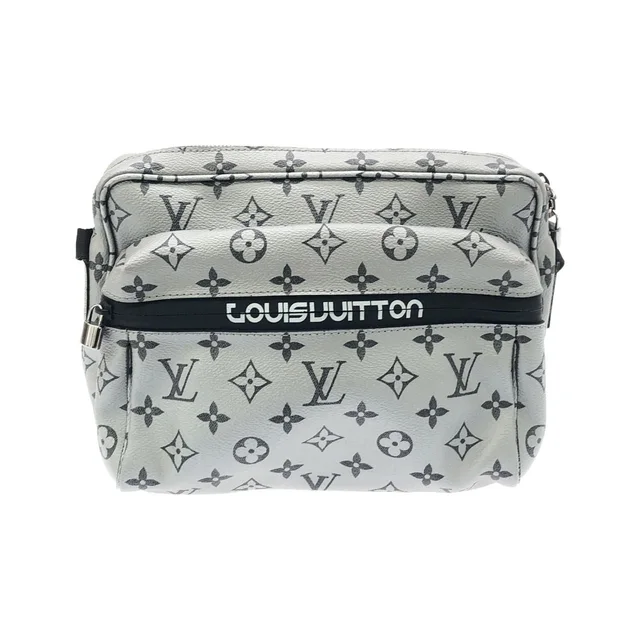Louis Vuitton Monogram Silver Messenger PM Shoulder Bag in Silver Coated canvas from The Reluxe