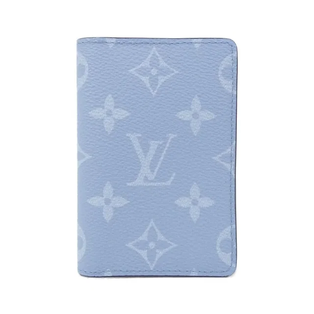 Louis Vuitton Taiga Llama Pocket Organizer Card Case in Canvas from The Reluxe