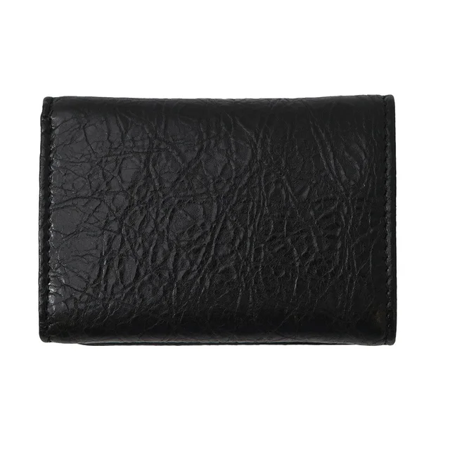 Balenciaga Monaco Mini Wallet Black7654672AAXB1000 Puffy Arena Lambskin in Lambskin from GALLERY RARE, photo 3 of 3
