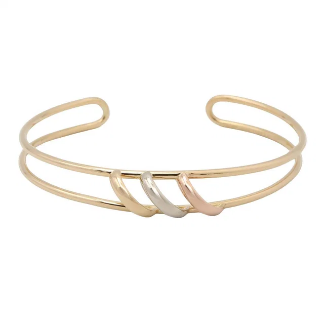 Cartier Bangle Trinity 16 18K White Gold Bracelet in White from The Reluxe