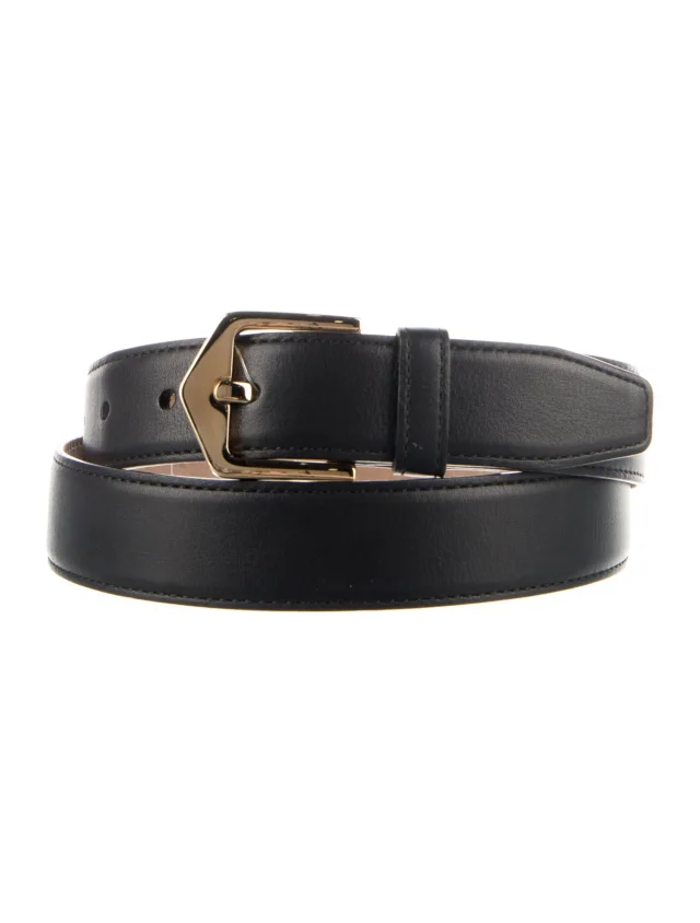 Tod's Leather Belt in black Leather from The RealReal