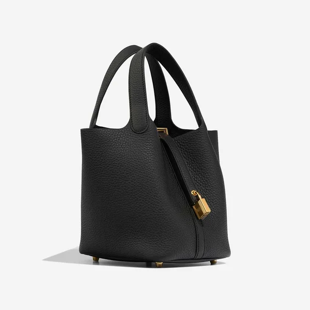 Hermès Picotin 18 Clémence Black in Black Clemence leather from SACLÀB, photo 1 of 1