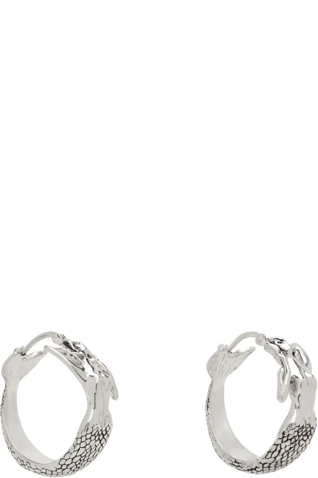 MM6 Maison Margiela Mermaid Earrings, photo 2 of 3 from SSENSE