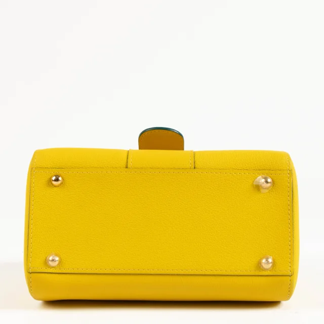 Delvaux Safran Rodeo Calf Brillant Mini Bag in Calfskin from Labellov, photo 5 of 9
