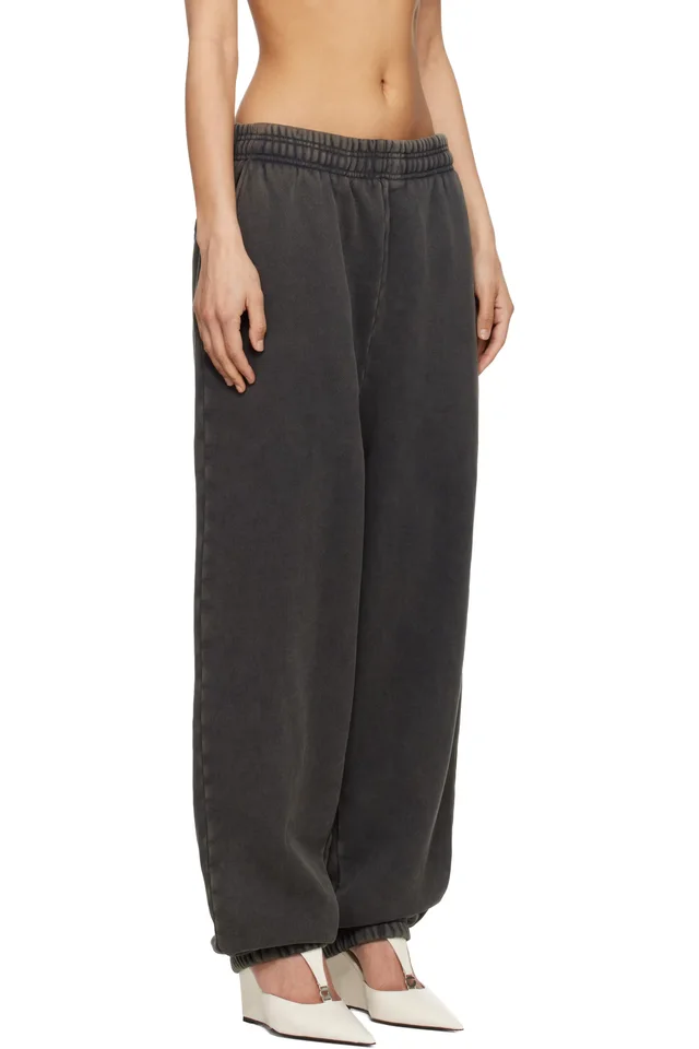 Entire Studios Black Standard Sweatpants, photo 2 of 4 from SSENSE