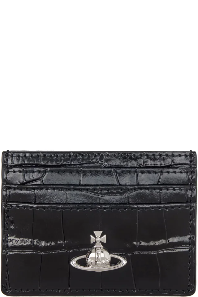 Black Flat Card Holder, image 1 of 1 from SSENSE