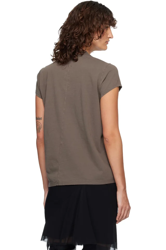 Rick Owens DRKSHDW Gray Temple Level T-shirt, photo 3 of 4 from SSENSE