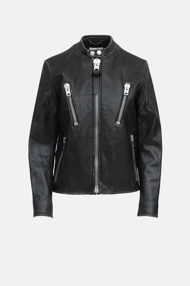 Coach Distressed Leather Jacket in Leather from VSP Consignment
