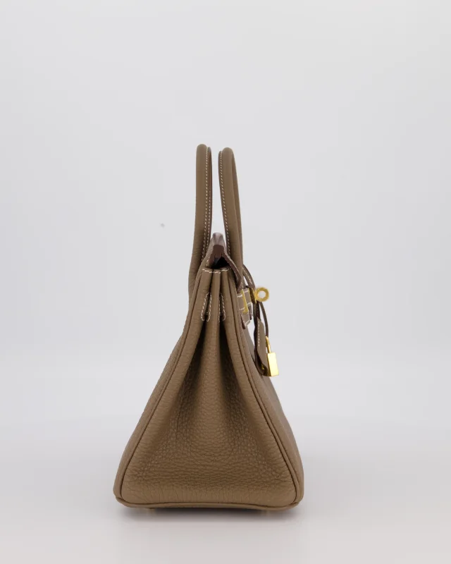 Hermès Birkin 25 Retourne Bag in Taupe Togo leather from Sellier, photo 4 of 12