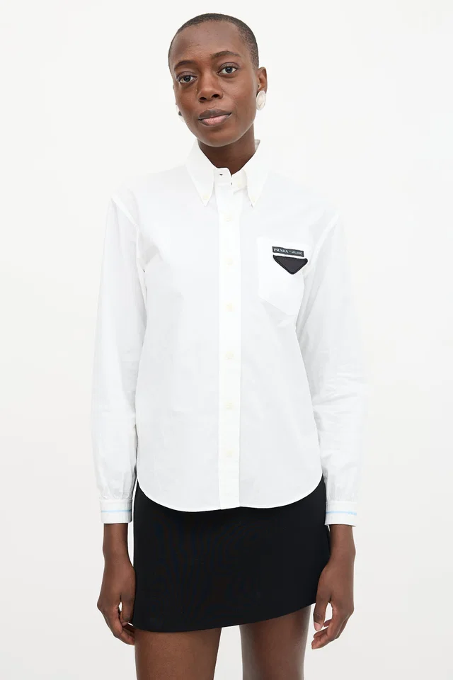 Prada 2018 Logo Shirt from VSP Consignment