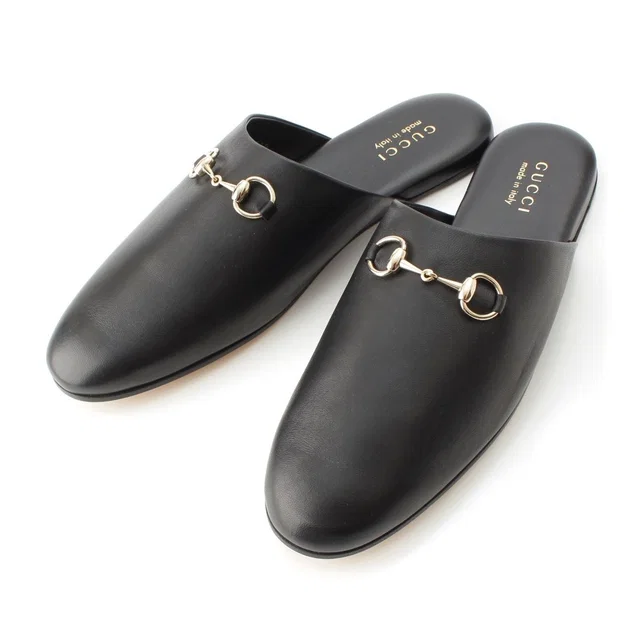 Gucci Horsebit Sandals Black in Black Leather from The Reluxe