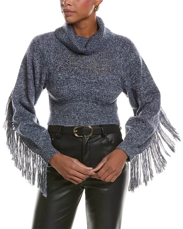 L’AGENCE Maddison Fringe Turtleneck, image 1 of 1 from Rue La La