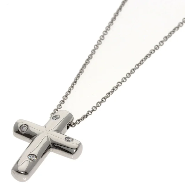 Tiffany & Co. cross Diamond Necklace from The Reluxe
