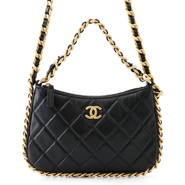 Chanel Matelasse 2way Bag BlackAP3487 Lambskin in Lambskin from GALLERY RARE