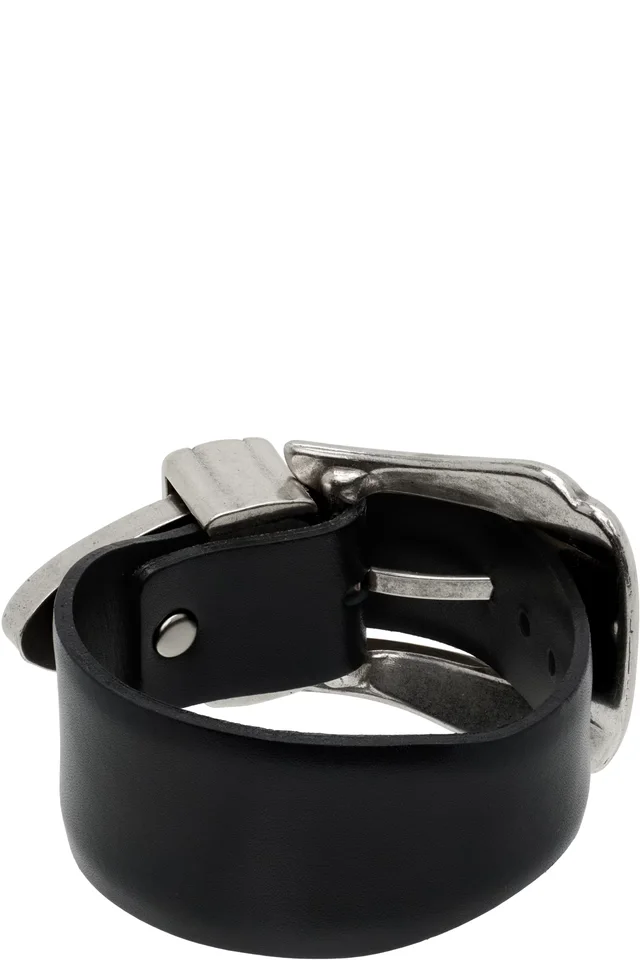 Toga Pulla Leather Bangle Bracelet, photo 2 of 3 from SSENSE