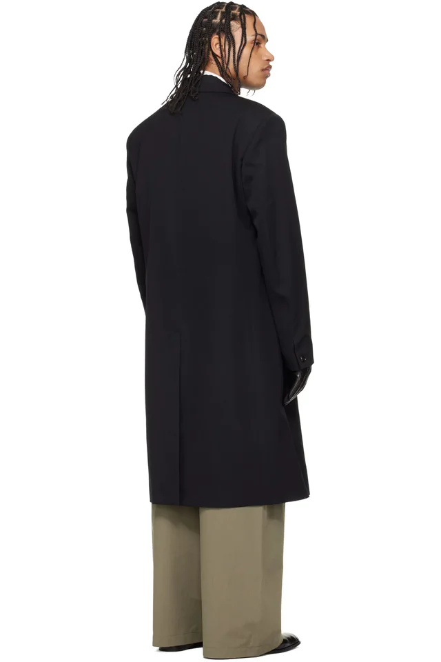 OUR LEGACY Black Dolphin Coat, photo 3 of 4 from SSENSE