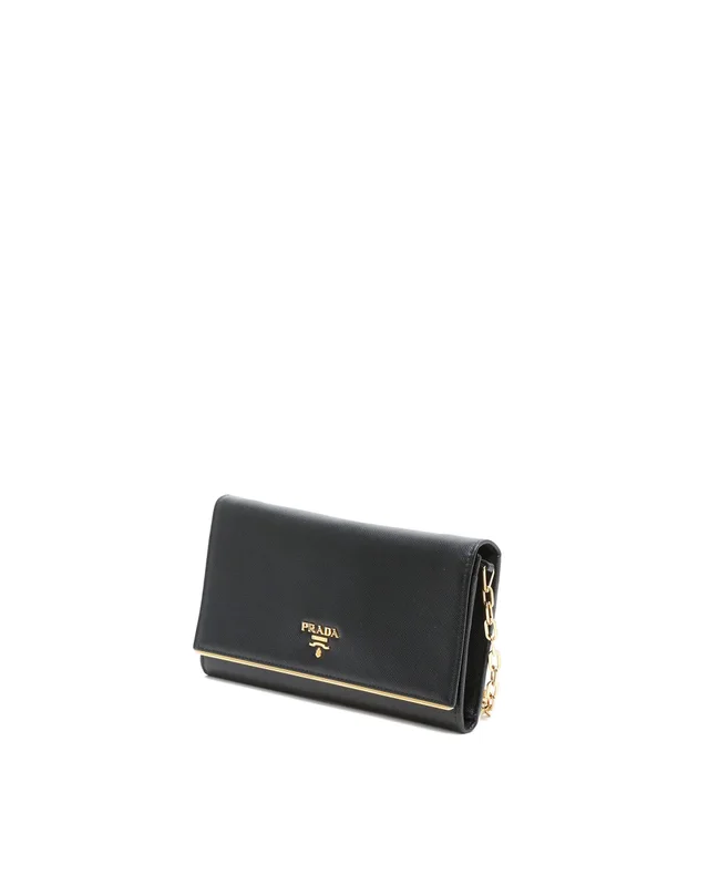 Prada Saffiano Wallet On Chain in Saffiano leather from A Retro Tale, photo 2 of 10