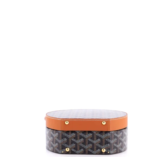 Goyard Alto Hatbox Bag Coated Canvas in brown|red Coated canvas from Rebag, photo 4 of 6