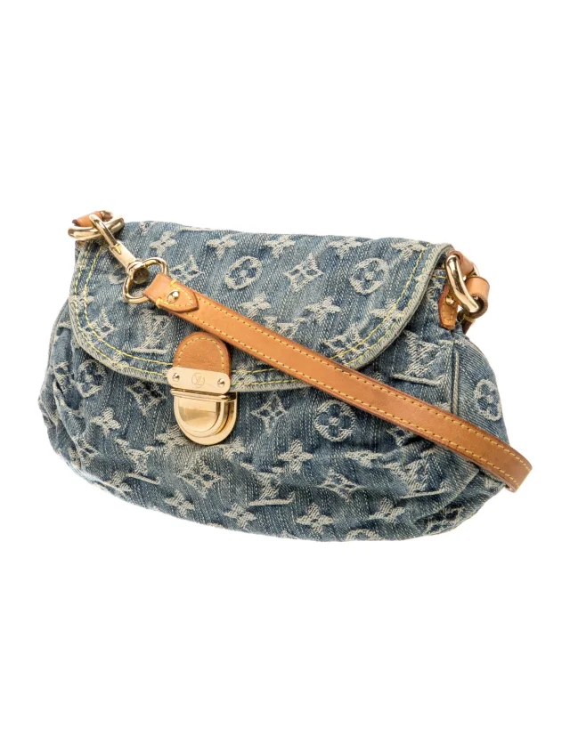 Louis Vuitton Monogram Pleaty Mini Vintage in blue Denim from The RealReal, photo 3 of 6