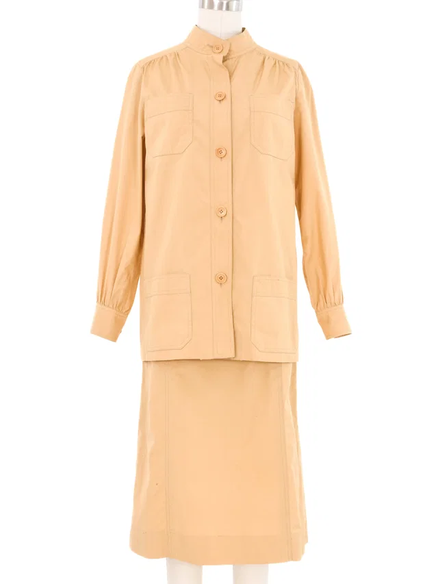 1990s Celine Utility Skirt Ensemble from Arcade Vintage