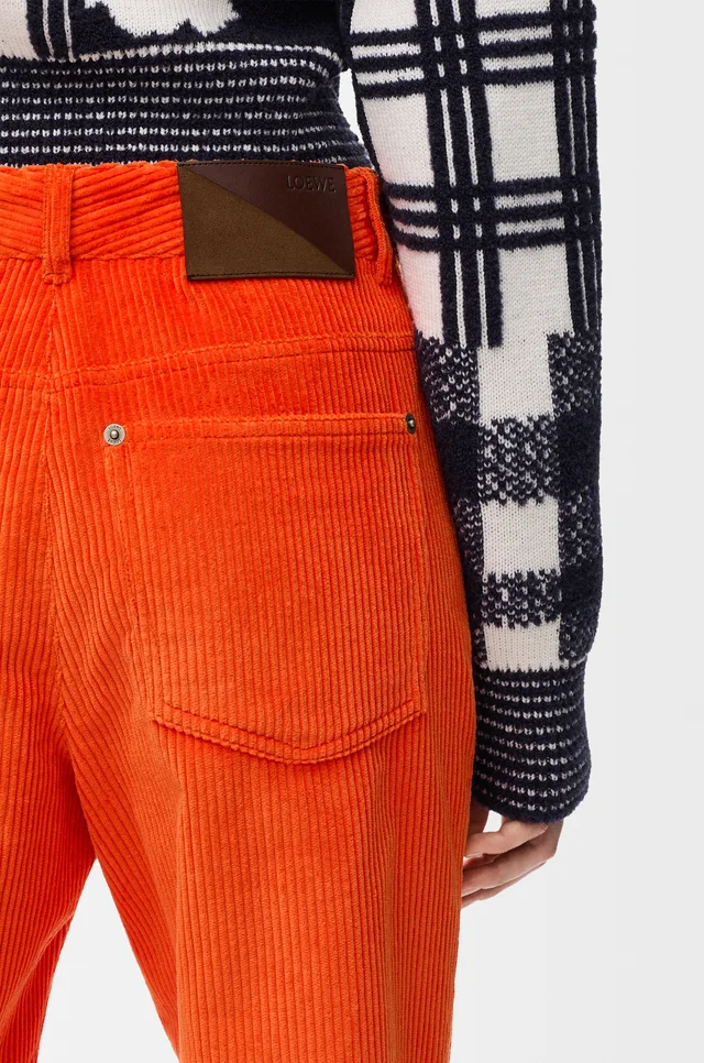 Loewe Corduroy Straight Leg Trousers, photo 4 of 5 from SENSER