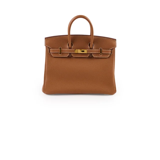 Hermès Birkin 25 Gold GHW U Stamp in Gold Togo leather from The Purse Affair