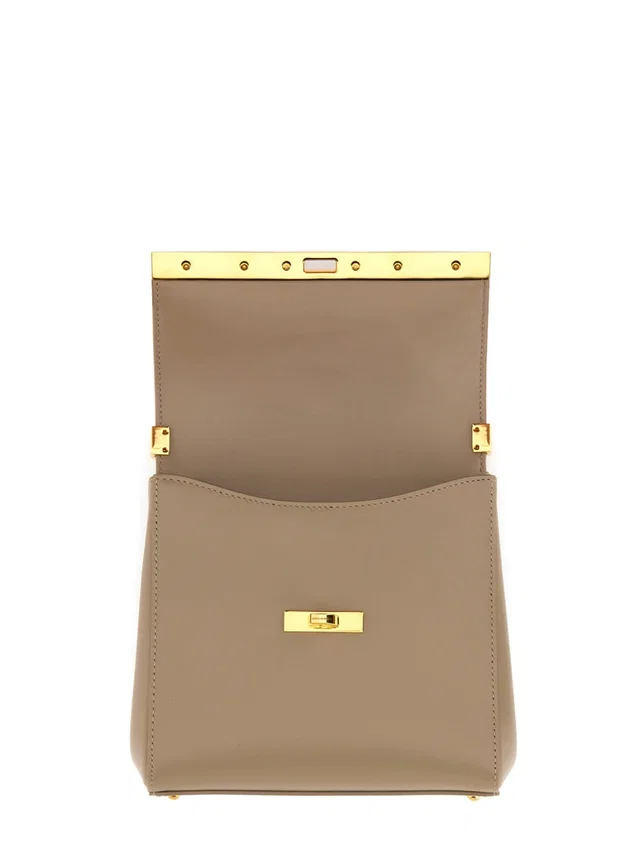 Dolce & Gabbana City Marlene Shoulder Bag — Beige Calf Leather in Beige Calfskin from HEWI