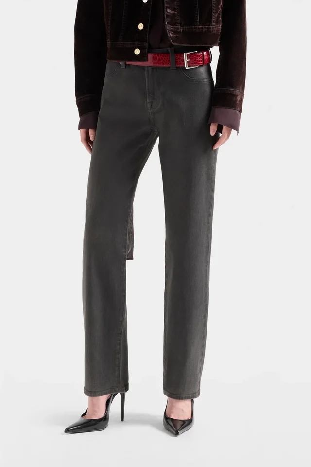 7 For All Mankind Calie logo-patch straight jeans, photo 4 of 9 from SENSER
