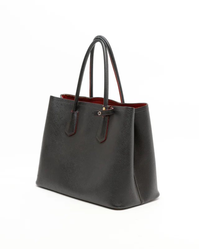 Prada Large Saffiano Double Bag in Saffiano leather from A Retro Tale, photo 3 of 14