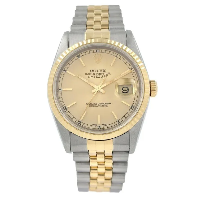 Rolex Datejust Automatic Chronometer Diamond Mens Watch 16233 CJDJ in neutral|yellow|white|silver|gold|gray from Jomashop.com