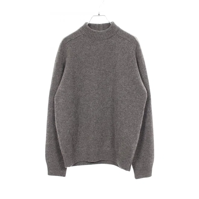 Saint Laurent Knit Mock Neck Long Sleeve Sweater from The Reluxe