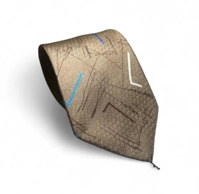Givenchy Tie in Brown in brown|red Silk from Grailed