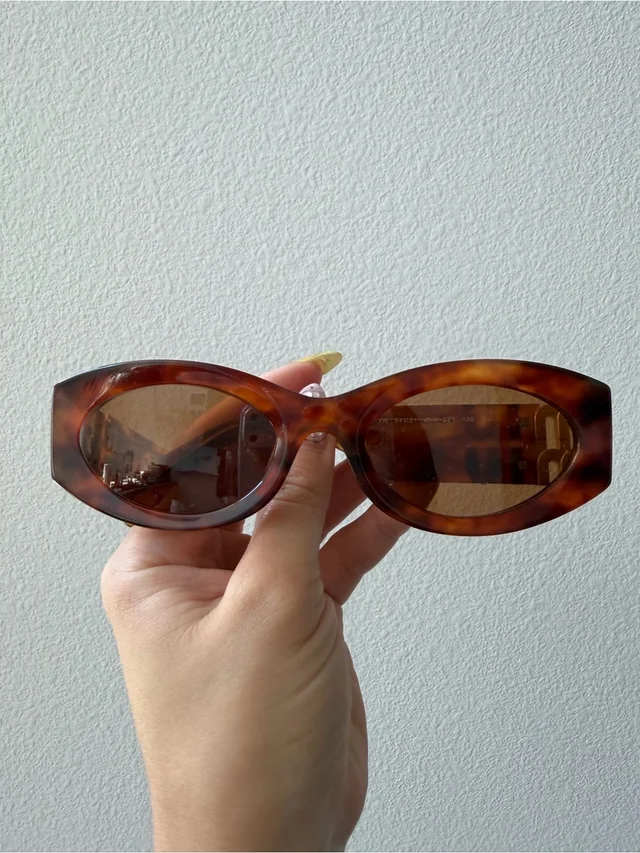 Miu Miu 11w Sunglasses in red from Poshmark, photo 2 of 4
