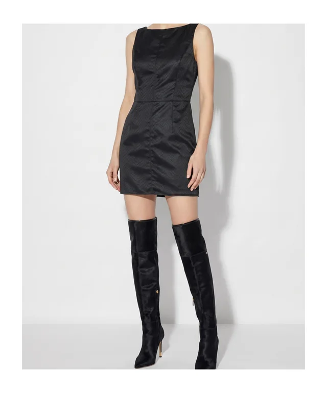 Elisabetta Franchi taffeta mini dress with fish scale pattern, photo 4 of 5 from SENSER