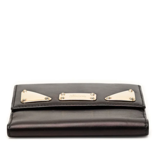 Black Gucci Calfskin Indy Bifold Wallet Small Wallets in Black Calfskin from Designer Revival, photo 2 of 2