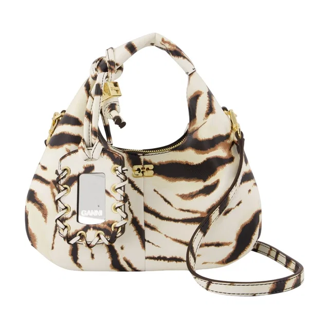 GANNI Mini Bag — White Synthetic in White from HEWI