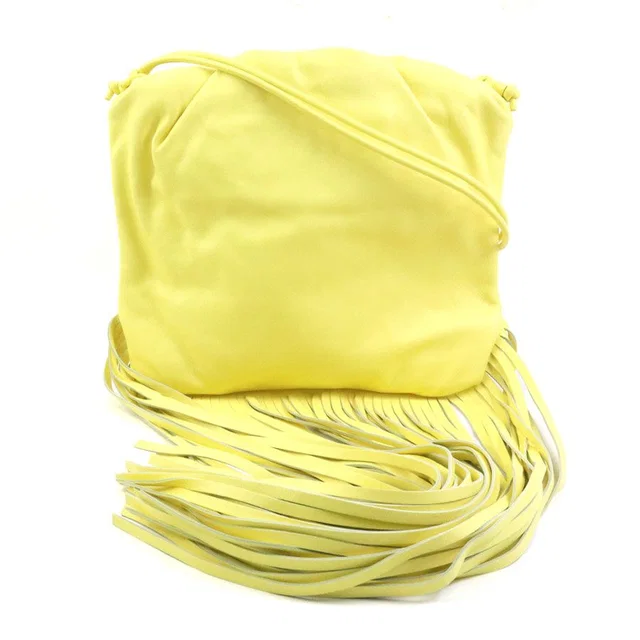Bottega Veneta Shoulder Bag the Fringe Pouch in Leather from The Reluxe