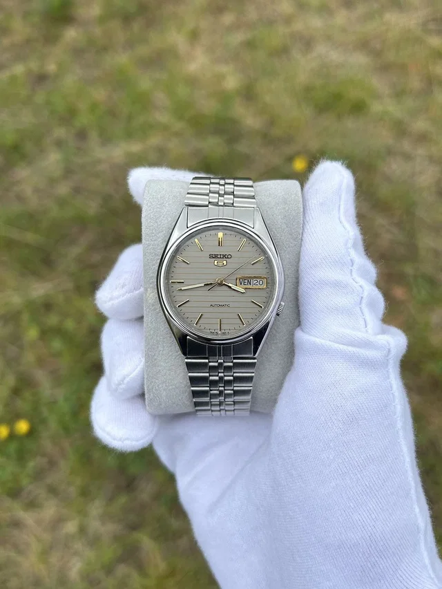 Vintage Watch Seiko 5 Automatic Mechanical Japan 1990S in Silver in silver|gray from Grailed