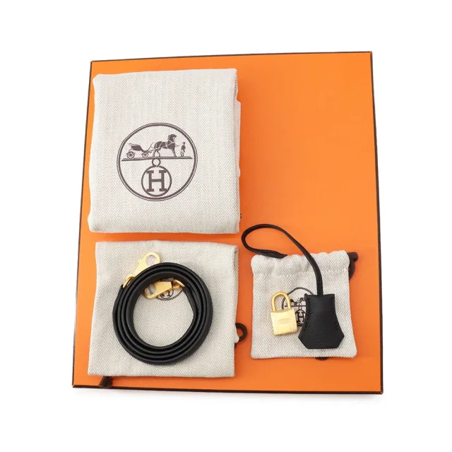Hermès Kelly Retourne Black Togo Leather Size 25 in Black Togo leather from GALLERY RARE, photo 7 of 7