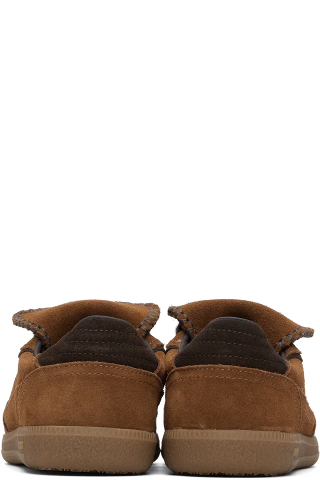 Alohas Brown Tb.490 Club Leather Sneakers, photo 2 of 5 from SSENSE