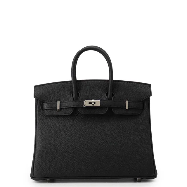 Hermès Birkin Black Togo Leather Size 25 in Black Togo leather from GALLERY RARE